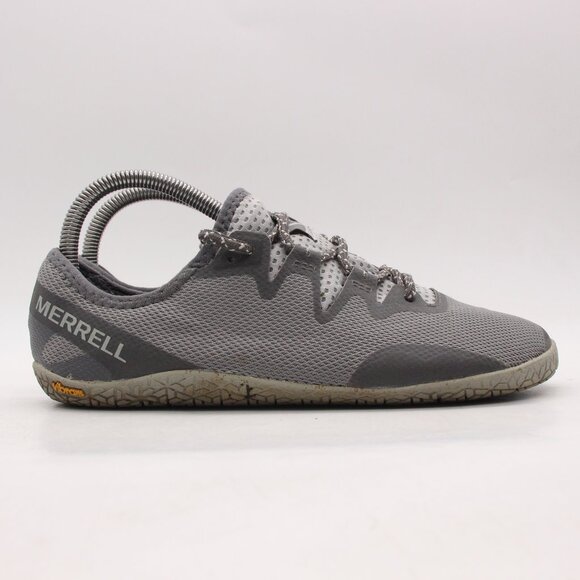 Merrell Shoes - Merrell Vapor Glove 5 Women's 7 Gray Barefoot Running Vibram Sneakers J135374